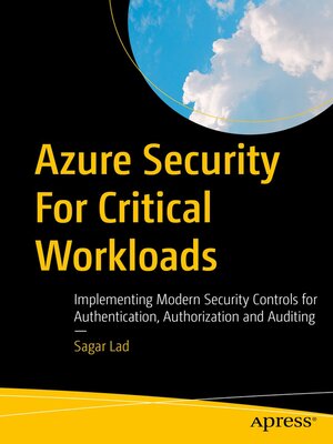 cover image of Azure Security For Critical Workloads